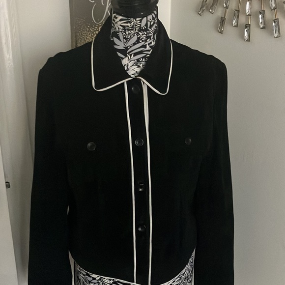 Black suede jacket vintage Willi Smith - Picture 5 of 5